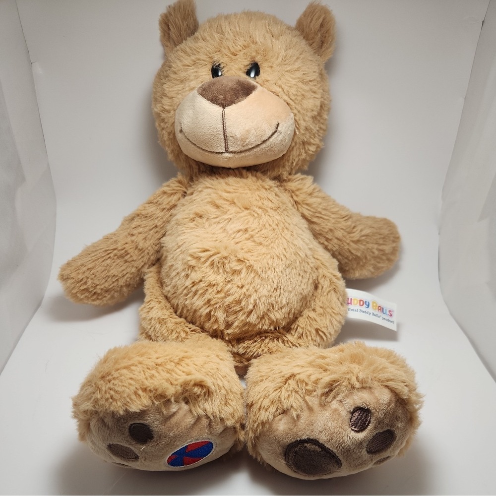 Jay@Play Buddy Balls Bear Max Plush Honey Bear Zips Into Ball 16in 0815824028624